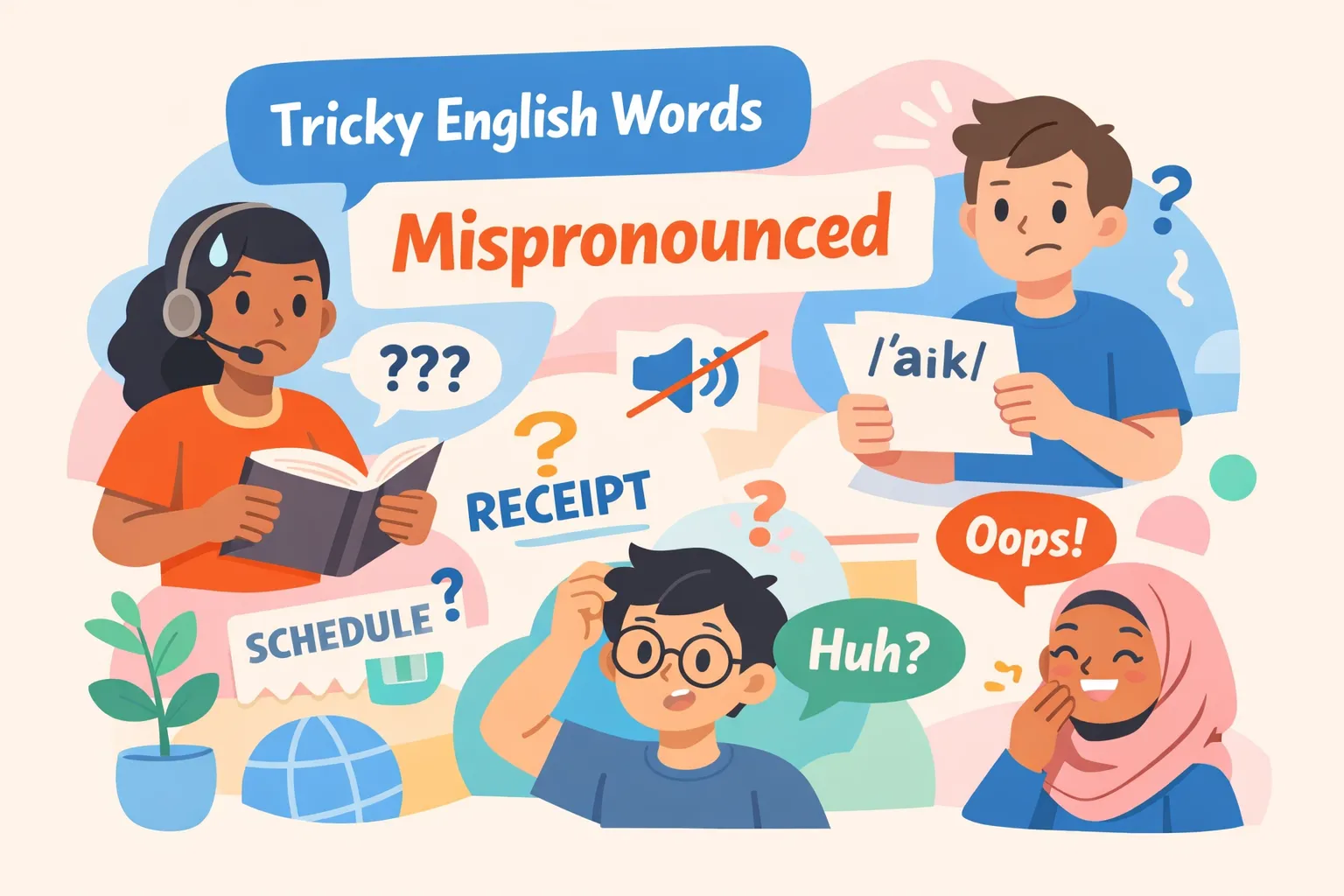 English Words Non-Native Speakers Mispronounce Most Often