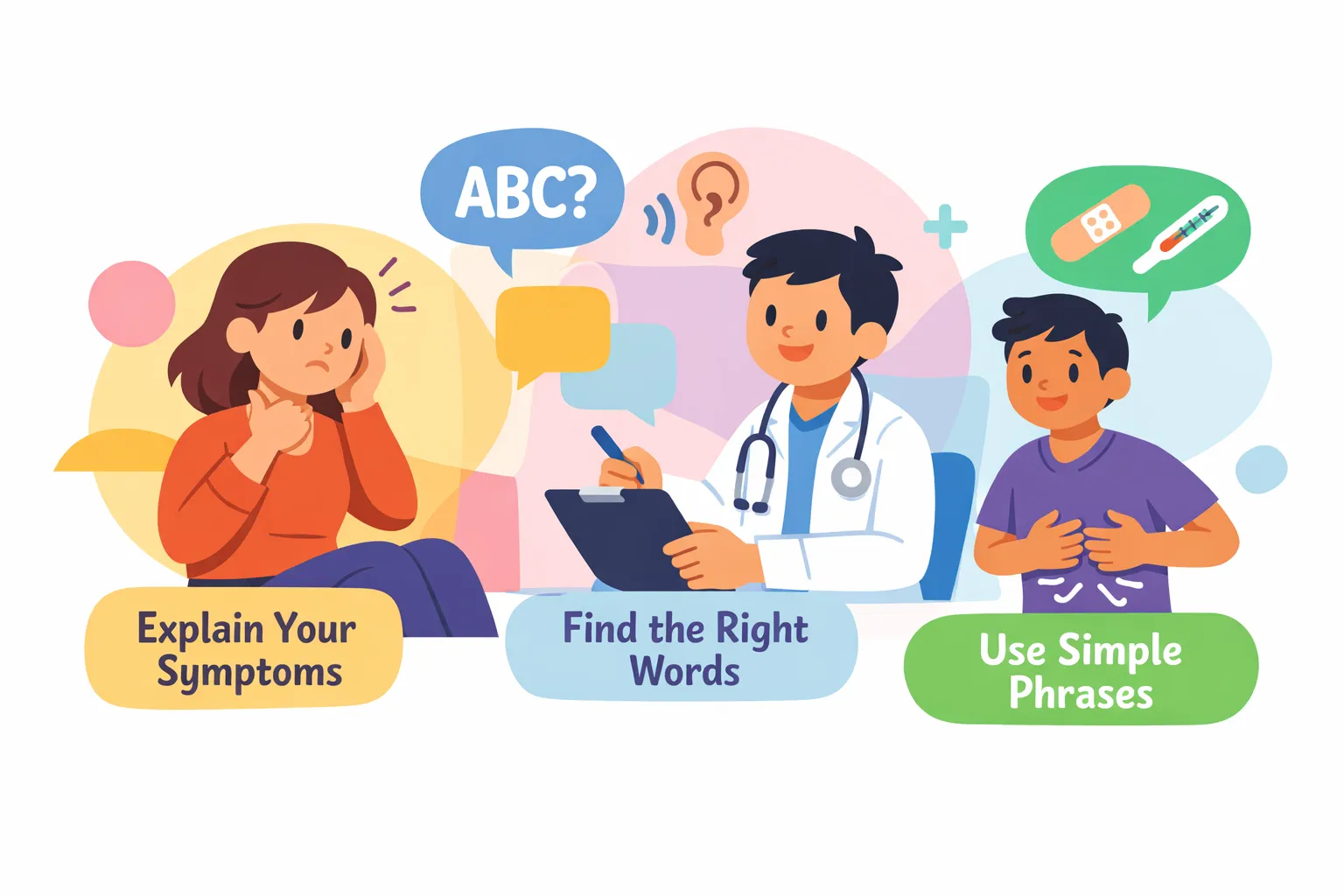 How to Describe Symptoms to a Doctor in English