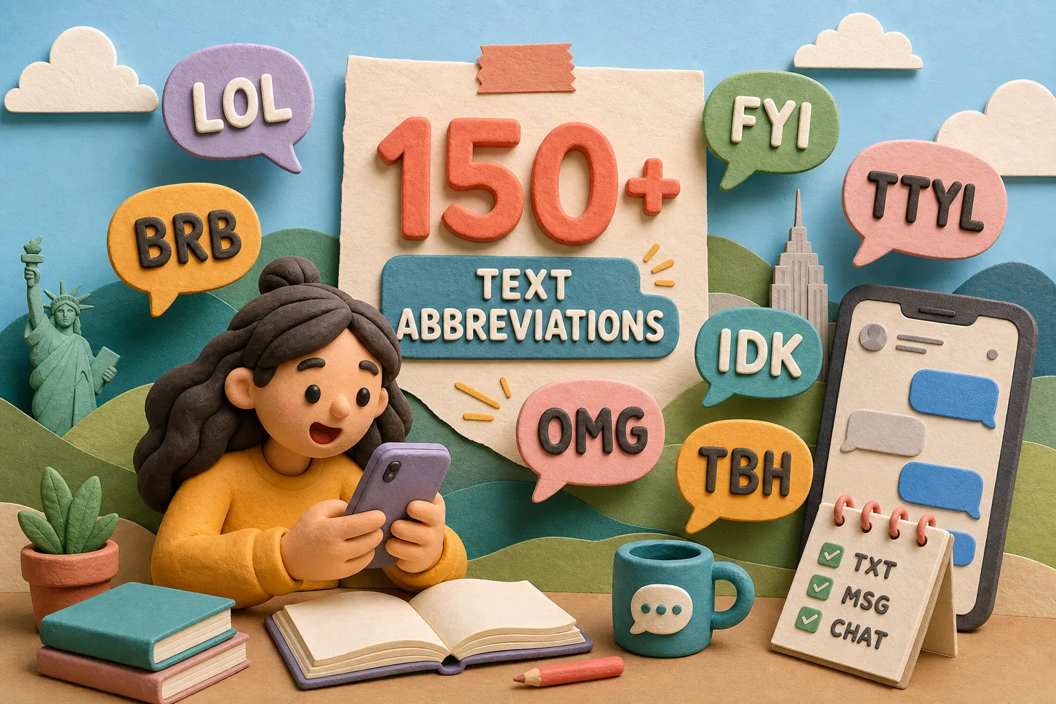 150+ Text Abbreviations Used in American English Today