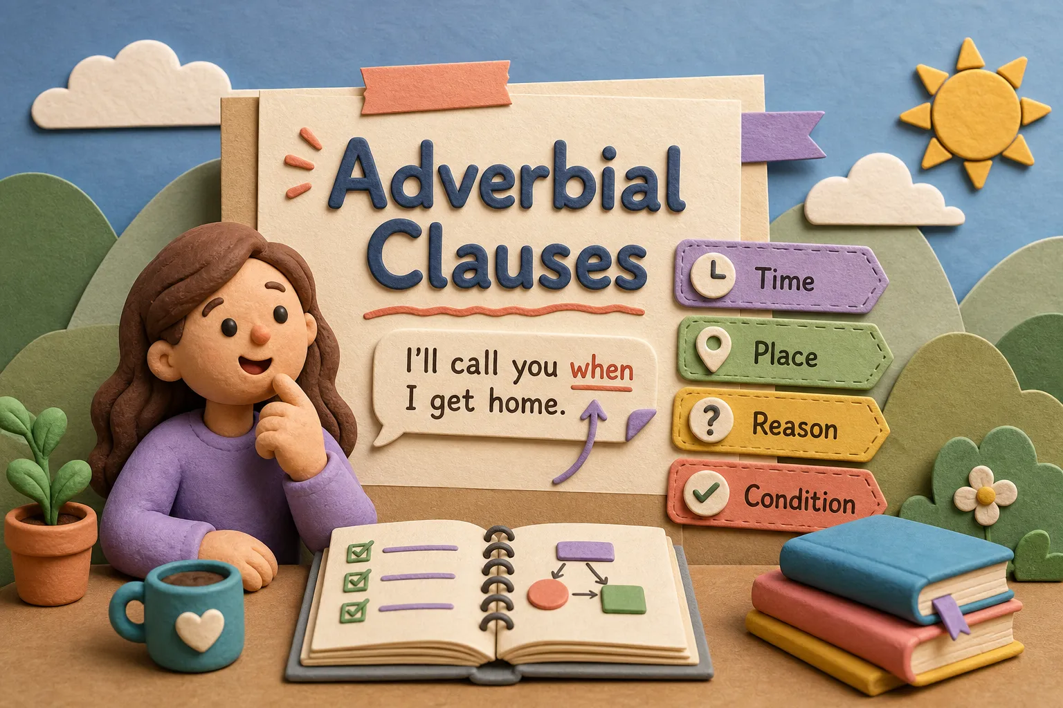 Adverbial Clauses: Types, Examples, and Comma Rules
