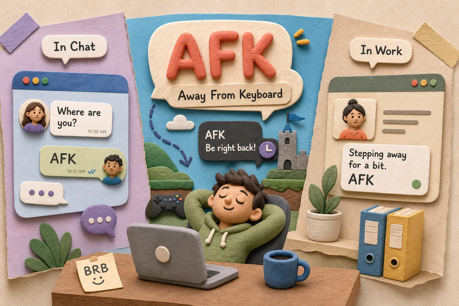 AFK Meaning in Chat, Gaming, and Work