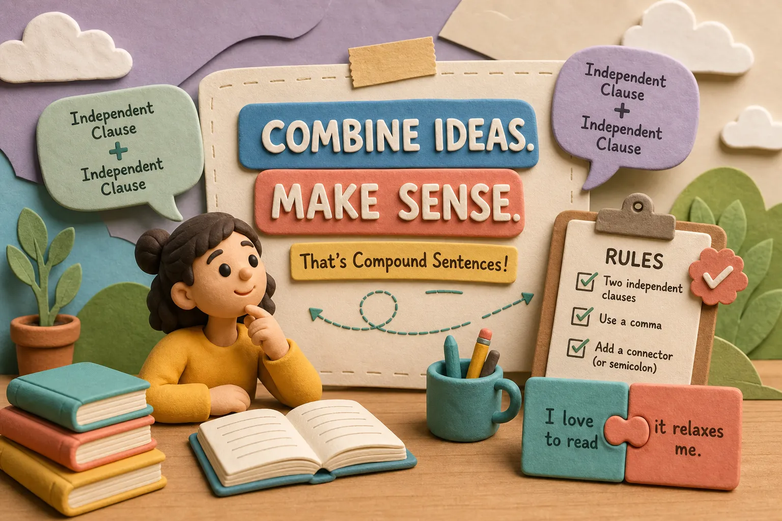 Compound Sentences Made Simple: Rules and 25+ Examples