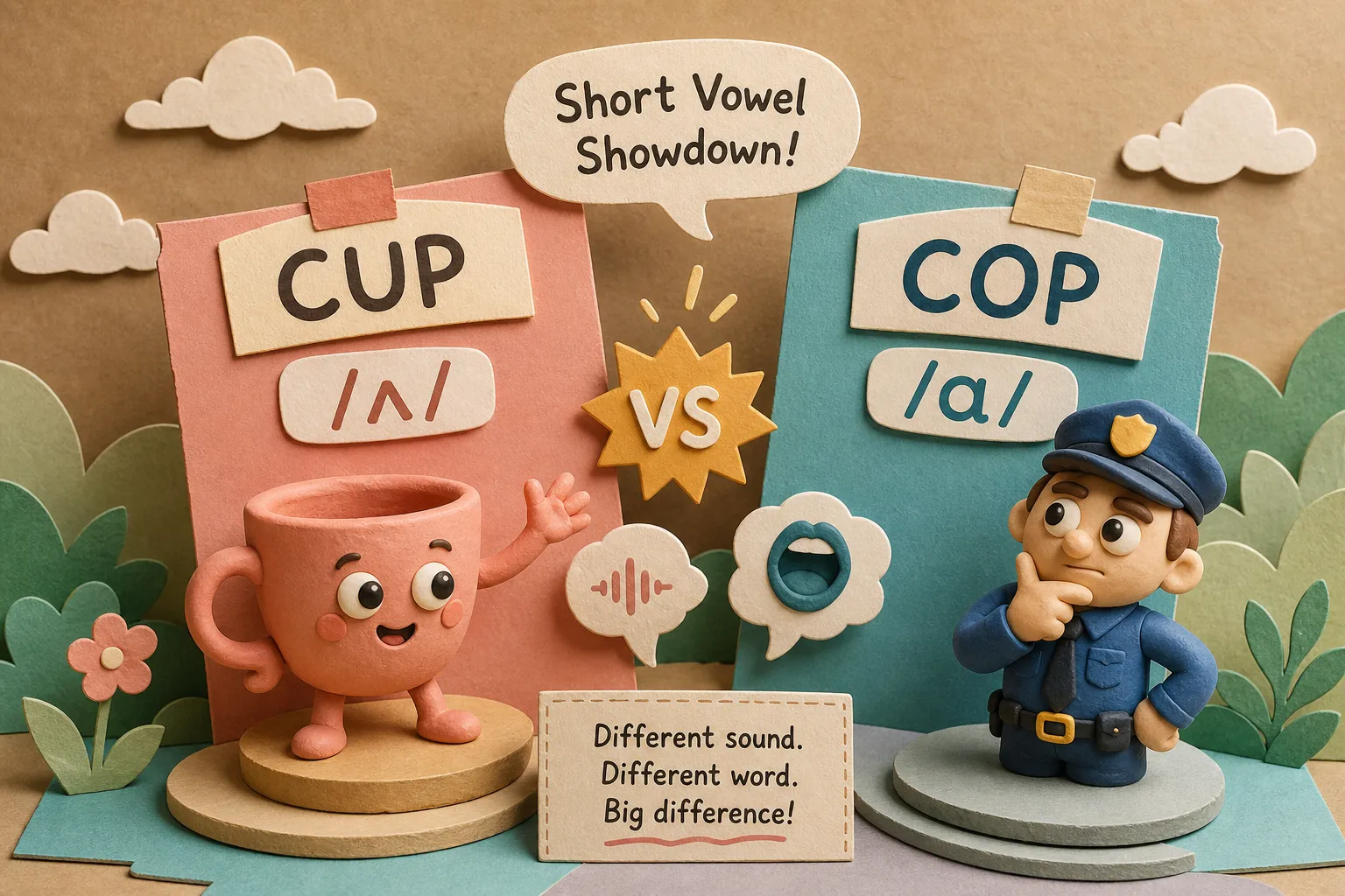 Cup vs Cop: /ʌ/ vs /ɑ/ Made Simple