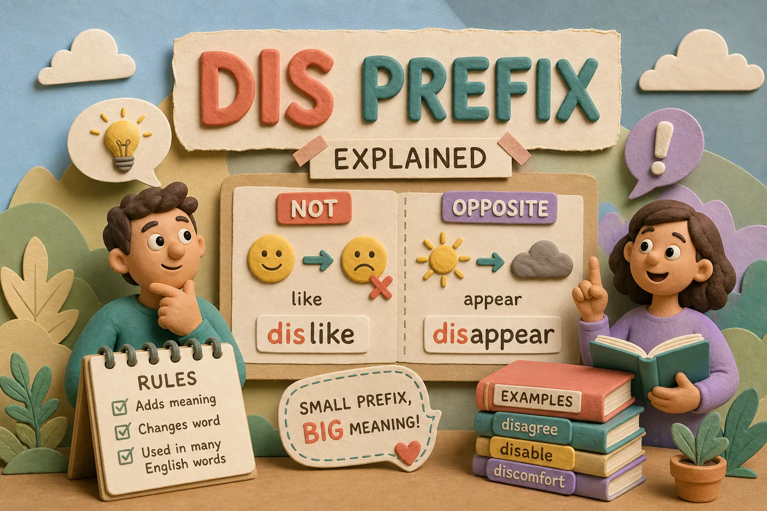 Dis Prefix Explained: Meaning, Rules, and Daily Examples