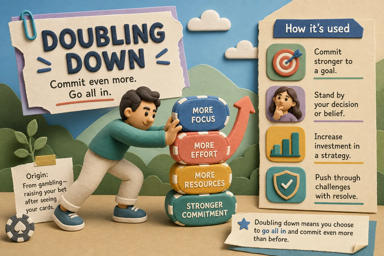 Doubling Down: Meaning, Origin, and How to Use It