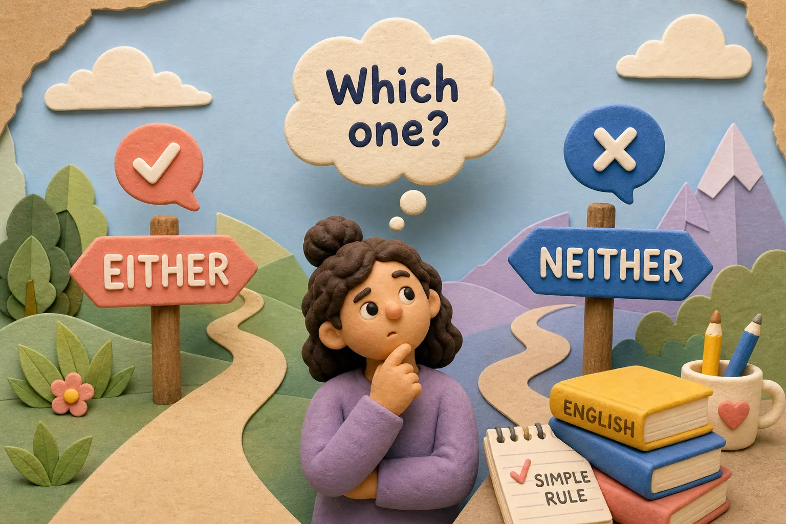 Either or Neither? The Simple Rule English Learners Need