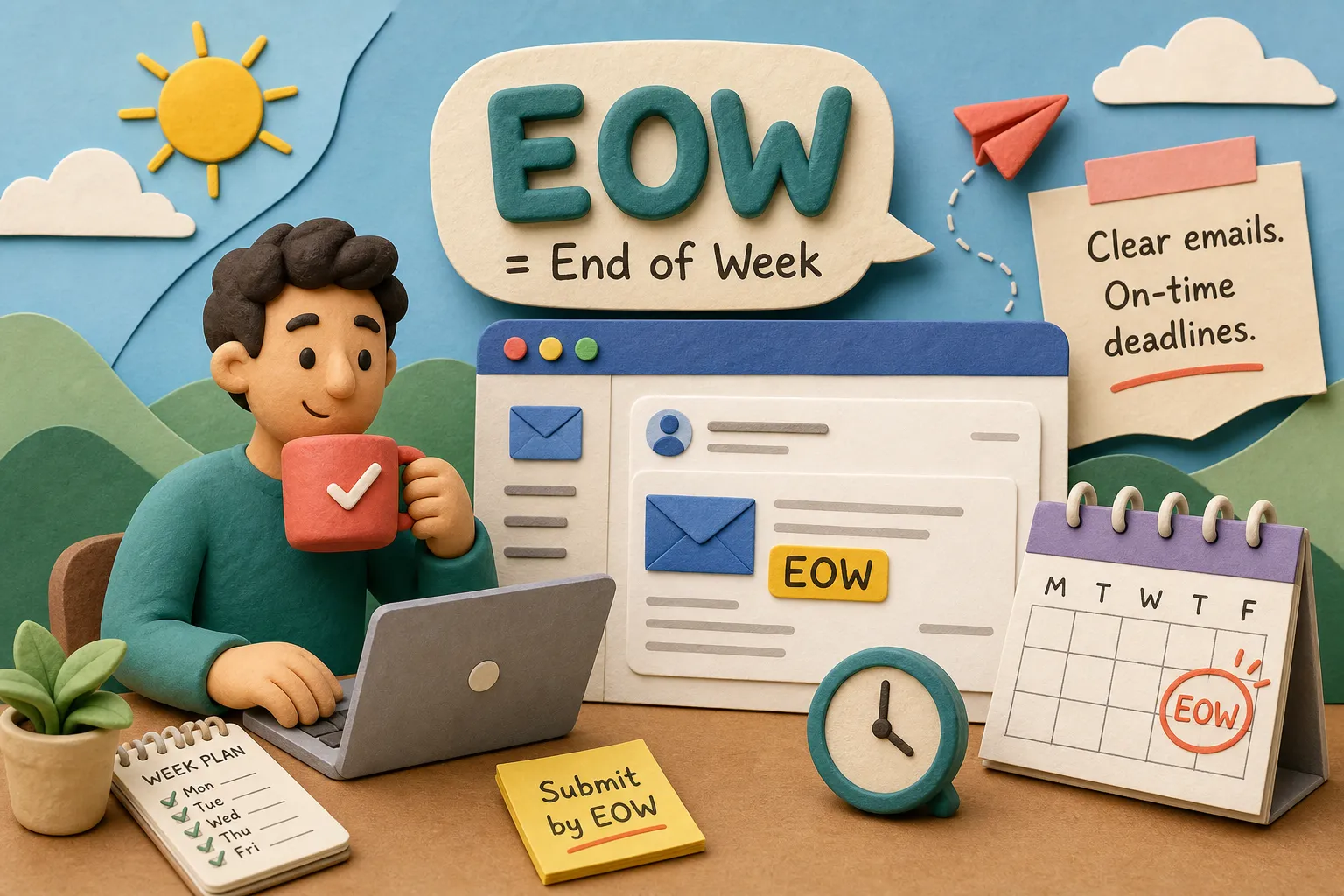 EOW Meaning Explained: Business Emails and Deadlines