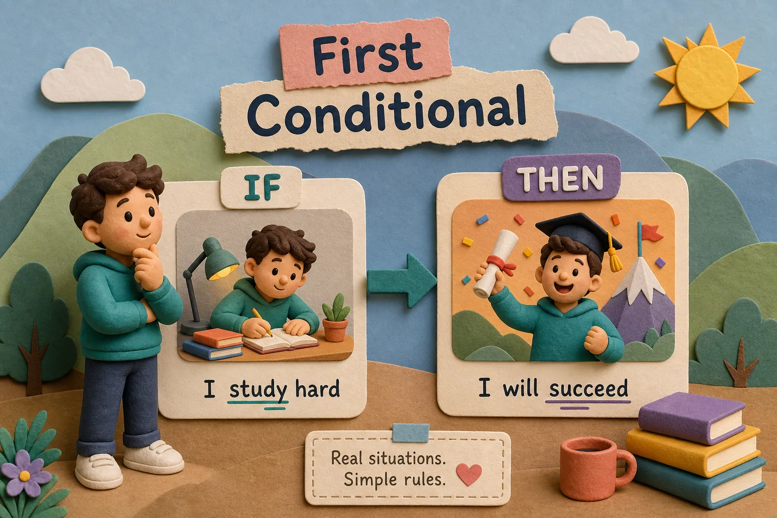 First Conditional: Simple Rules and Real-Life Examples