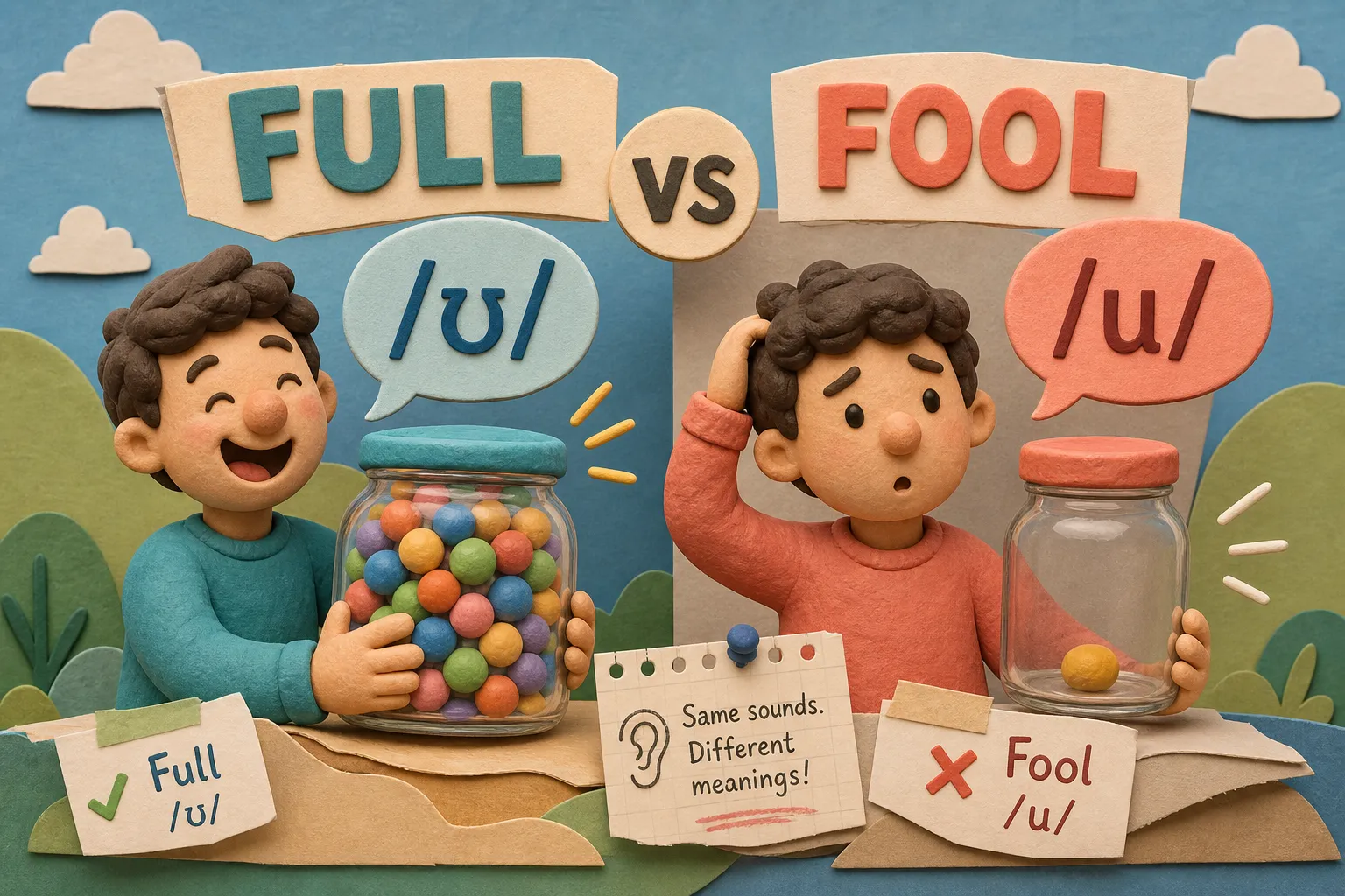 Full vs Fool: When to Use /ʊ/ vs /u/