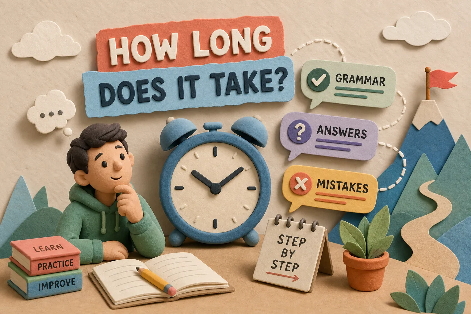 How Long Does It Take? Grammar, Answers, and Mistakes