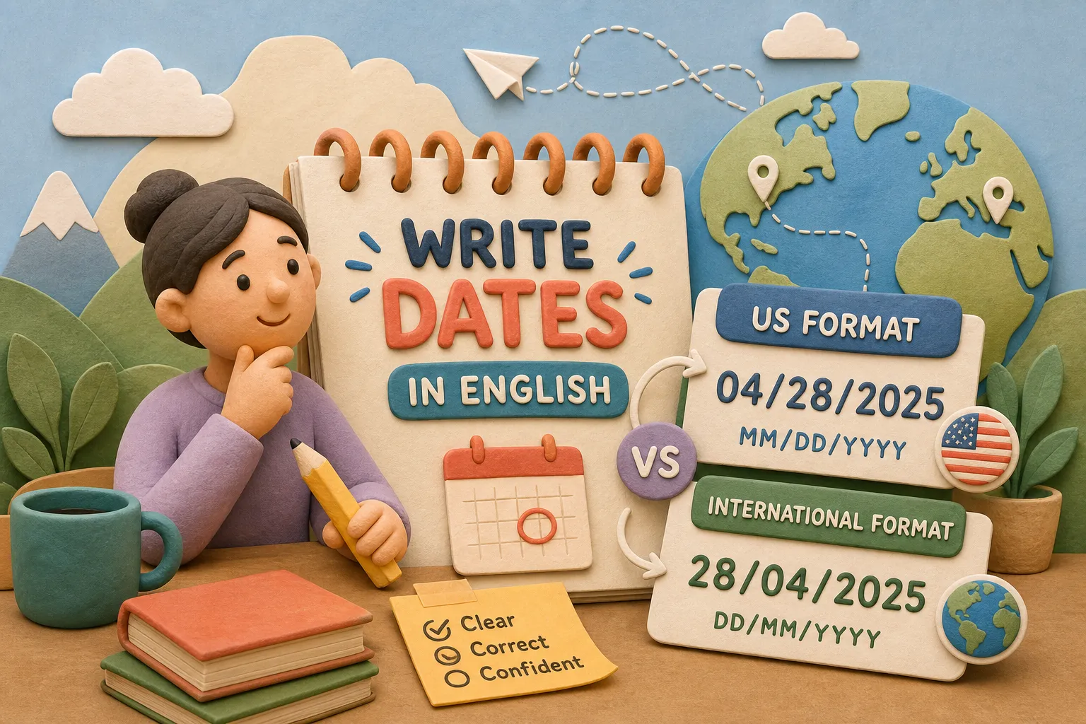 How to write dates in English: US and international formats