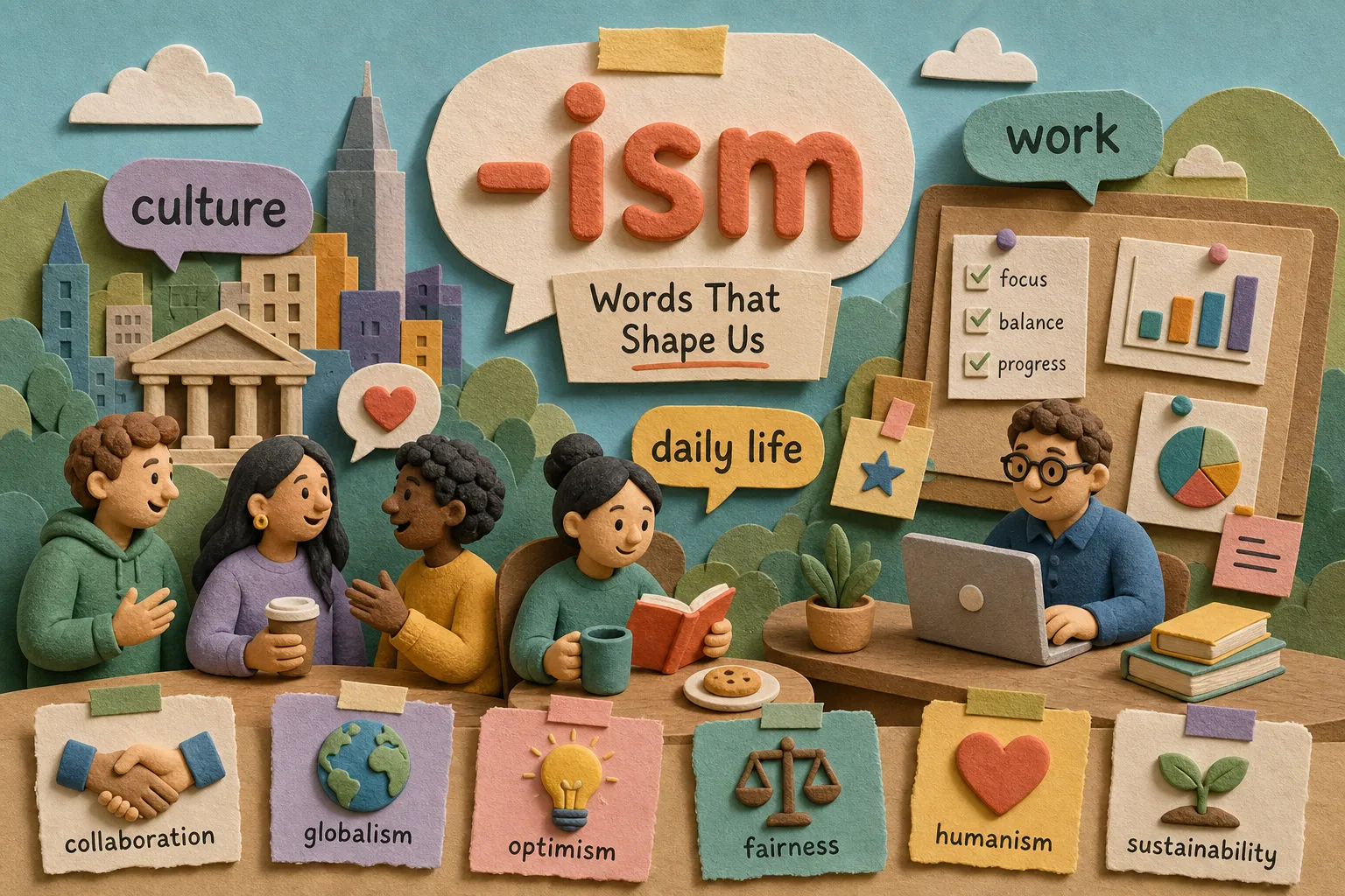 -ism Words in American English: Culture, Work, and Daily Life