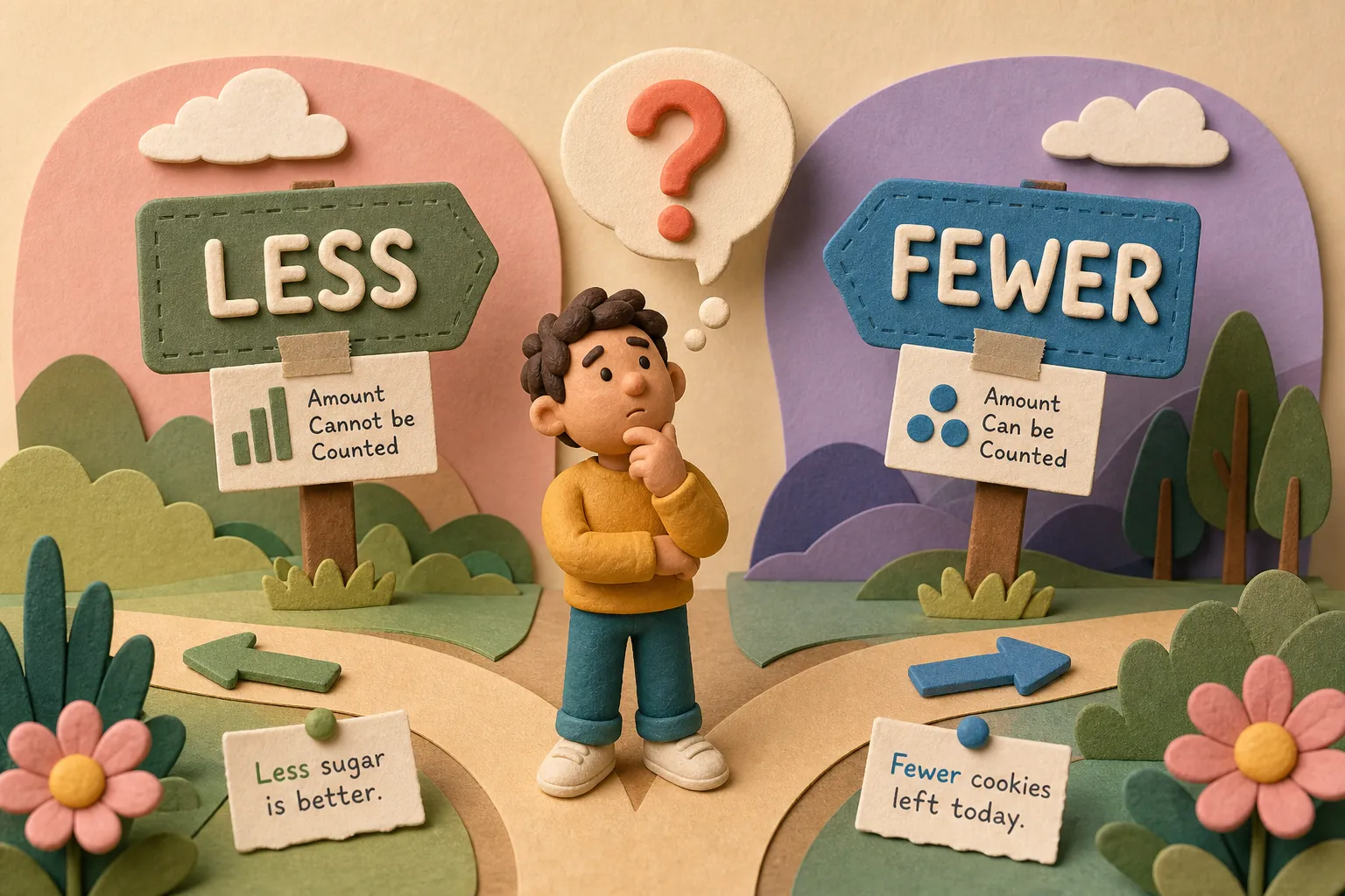 Less or Fewer? How to Choose the Right Word