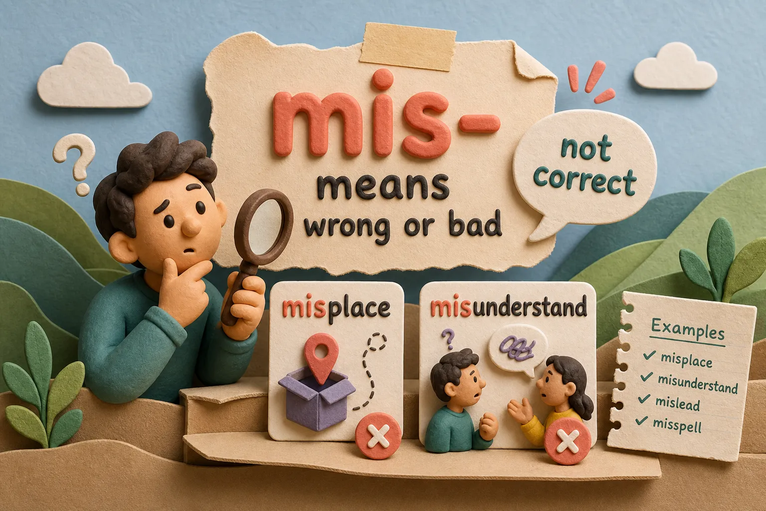 Mis- prefix: Meaning and the Key Words to Know