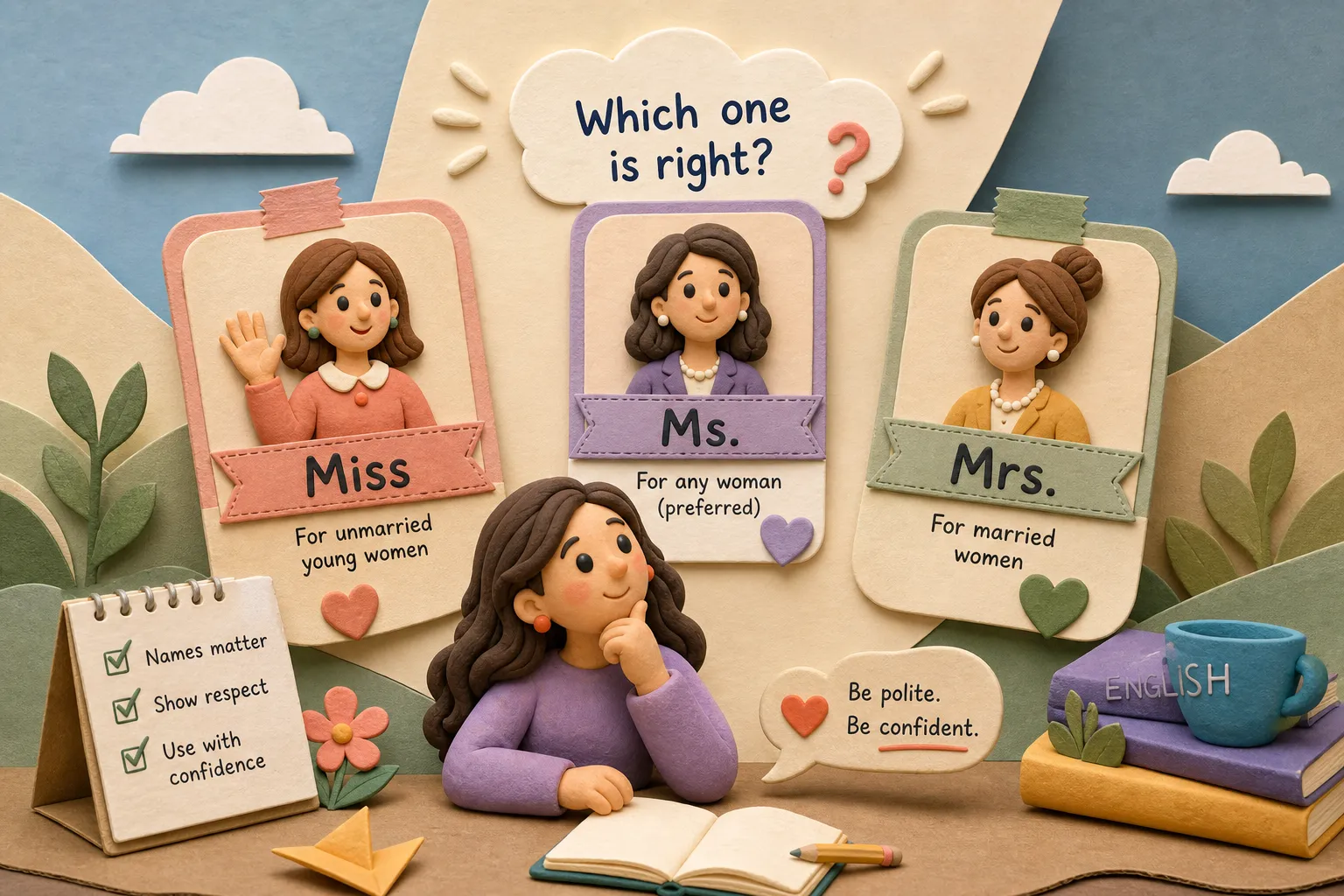 Miss, Ms., or Mrs.? How to Choose the Right Title