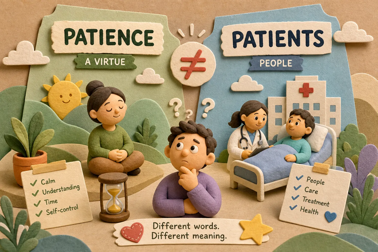 Patience vs. Patients: Stop Mixing Them Up for Good