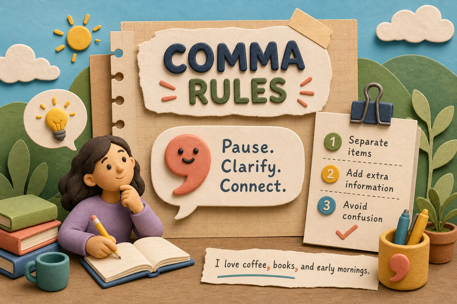 Rules for Using Commas: A Clear Guide With Examples
