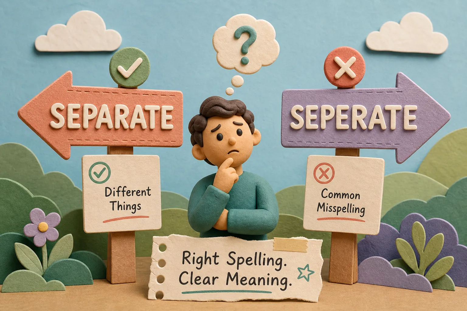 Separate or Seperate: The Right Spelling Every Time