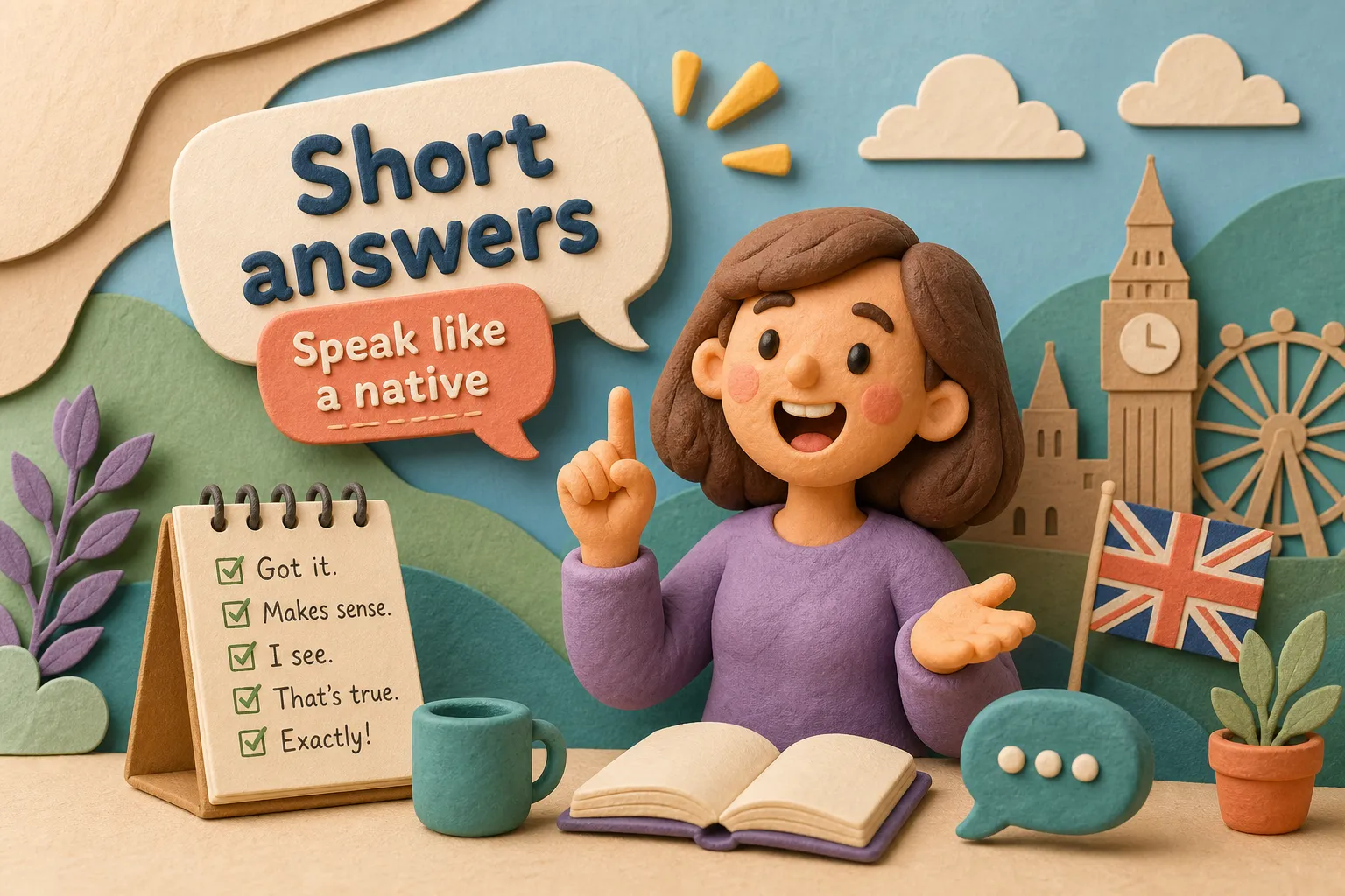 Short answers in English to Sound Like a Native Speaker