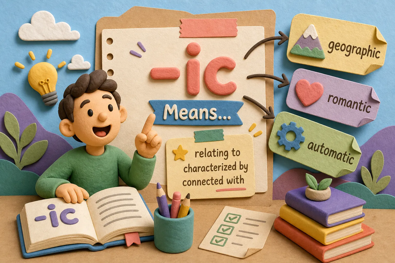 The -ic Suffix: Meaning, Spelling Rules, and Examples