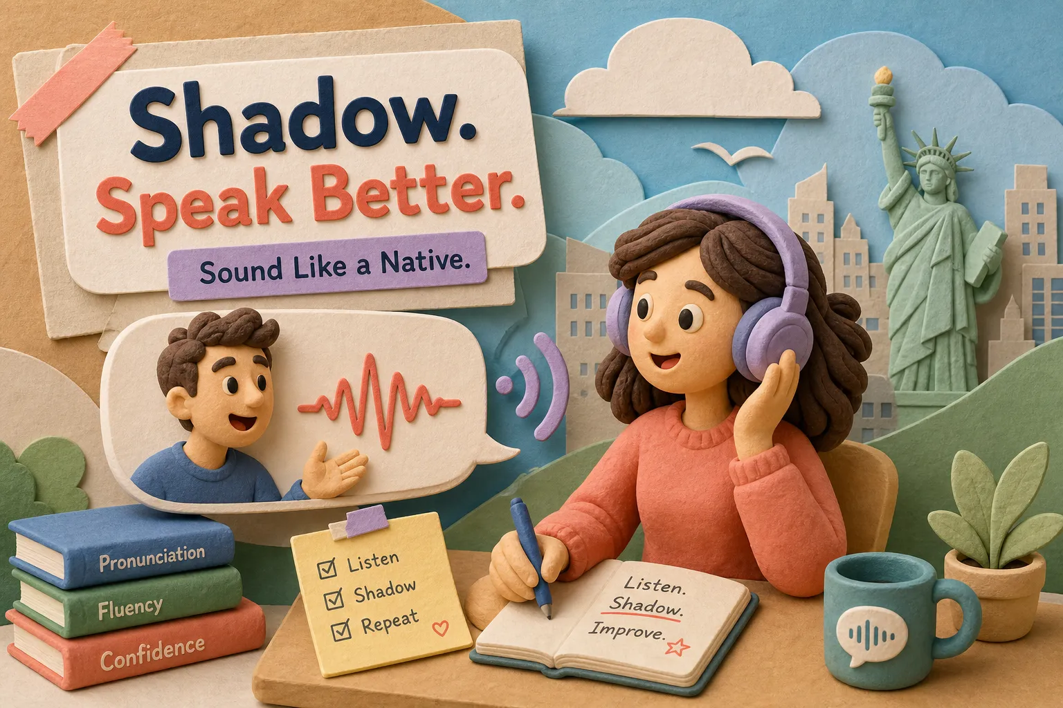 Shadowing Technique: Improve Your American English Pronunciation