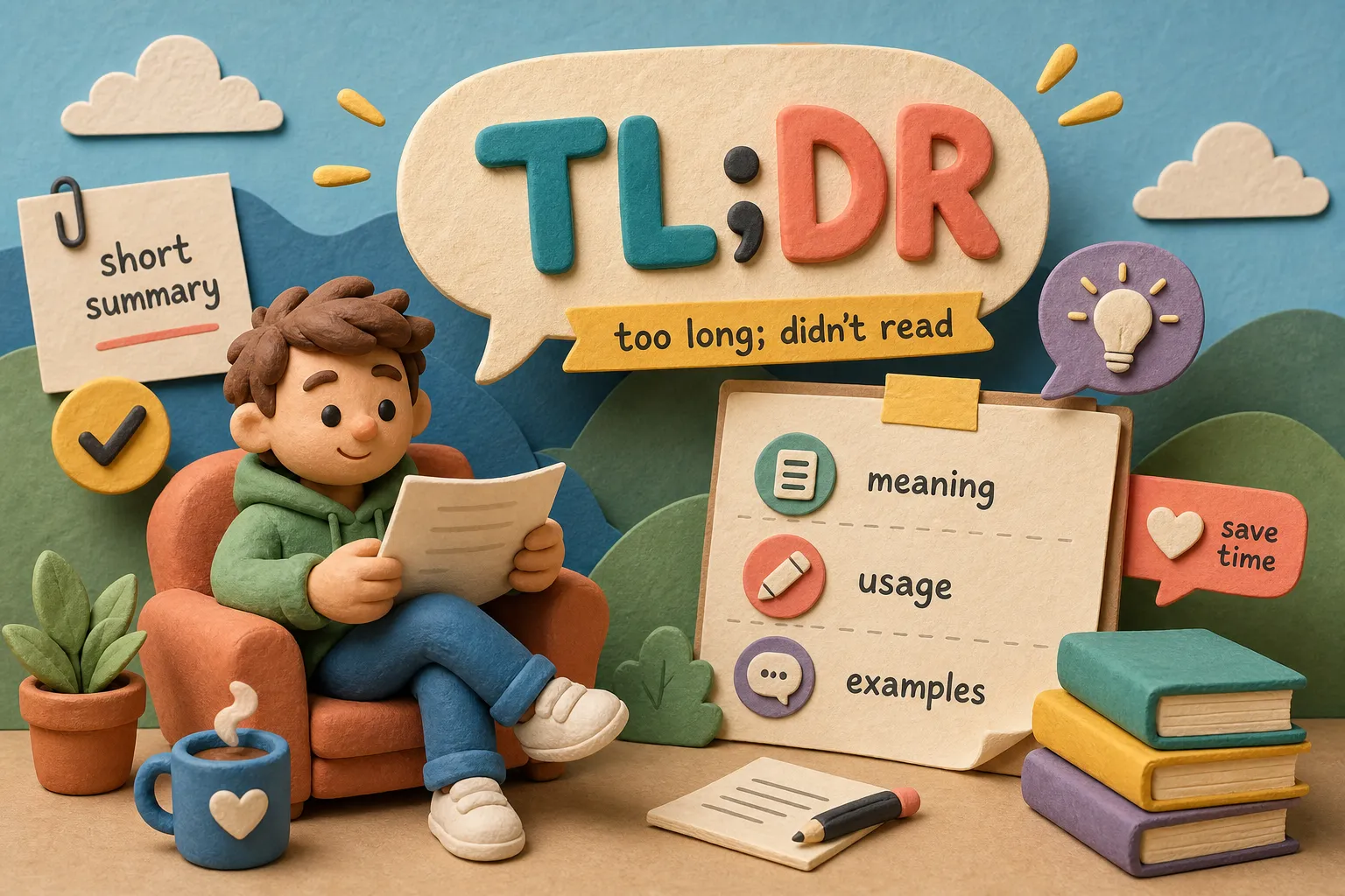 TL;DR meaning explained: usage, punctuation, and examples
