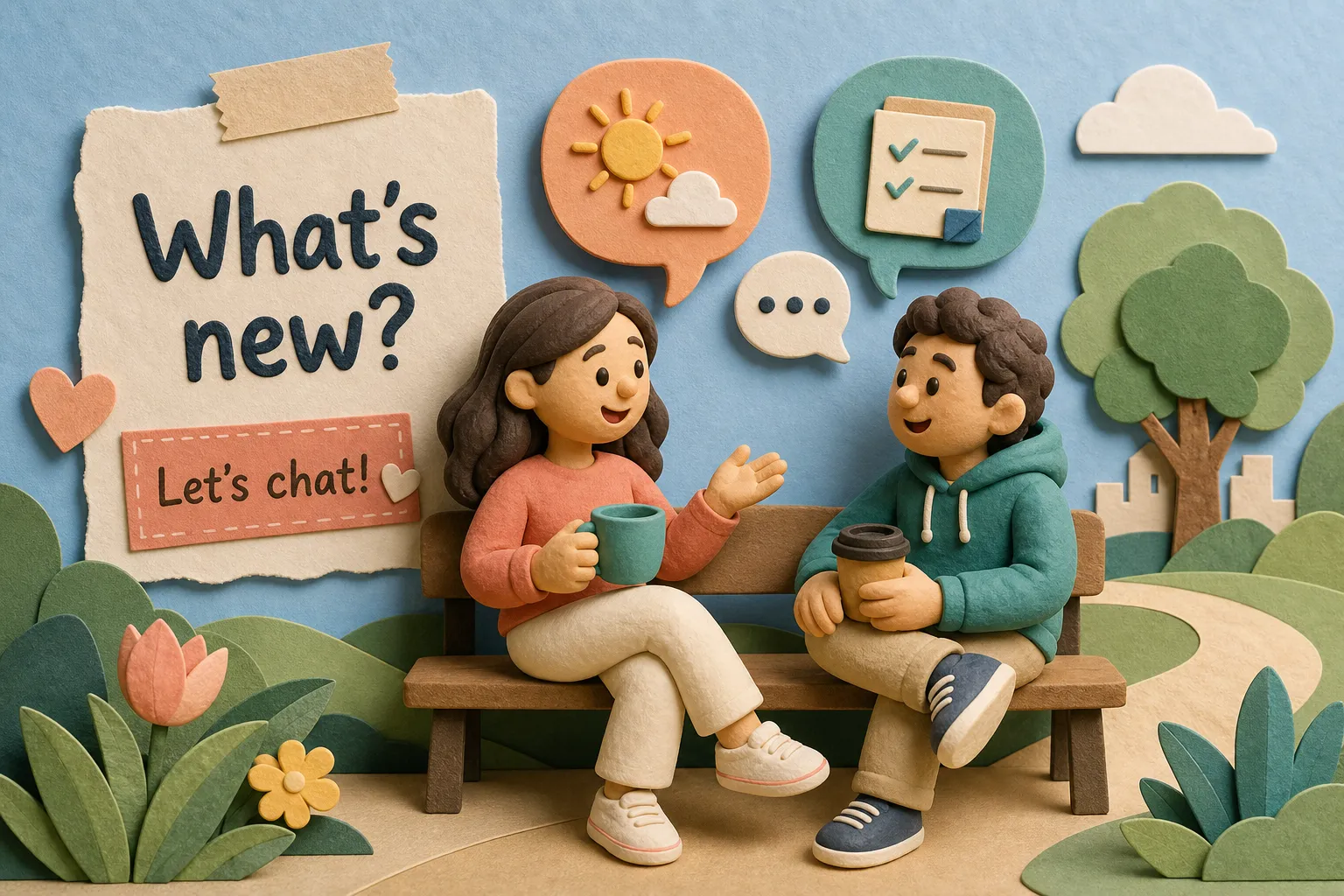 What Are You Up To? How to Understand and Reply Naturally