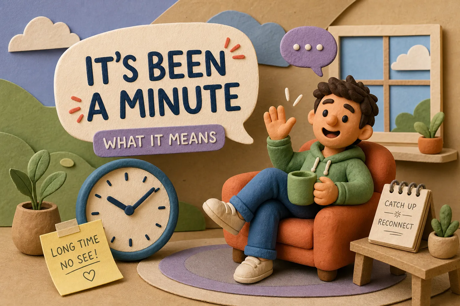 What “It’s Been a Minute” Means in American English
