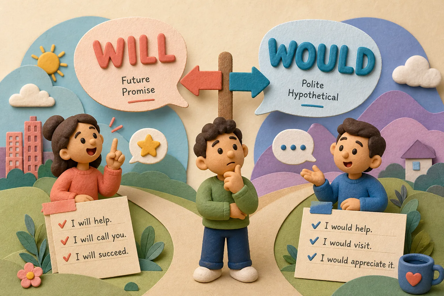 Will vs Would: When to Use Each in English