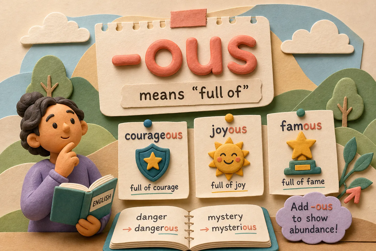 Understanding the -ous Suffix in American English Understanding the -ous Suffix in American English