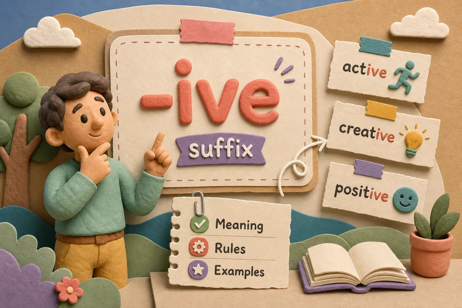 The -ive Suffix Explained: Meaning, Rules, and Examples